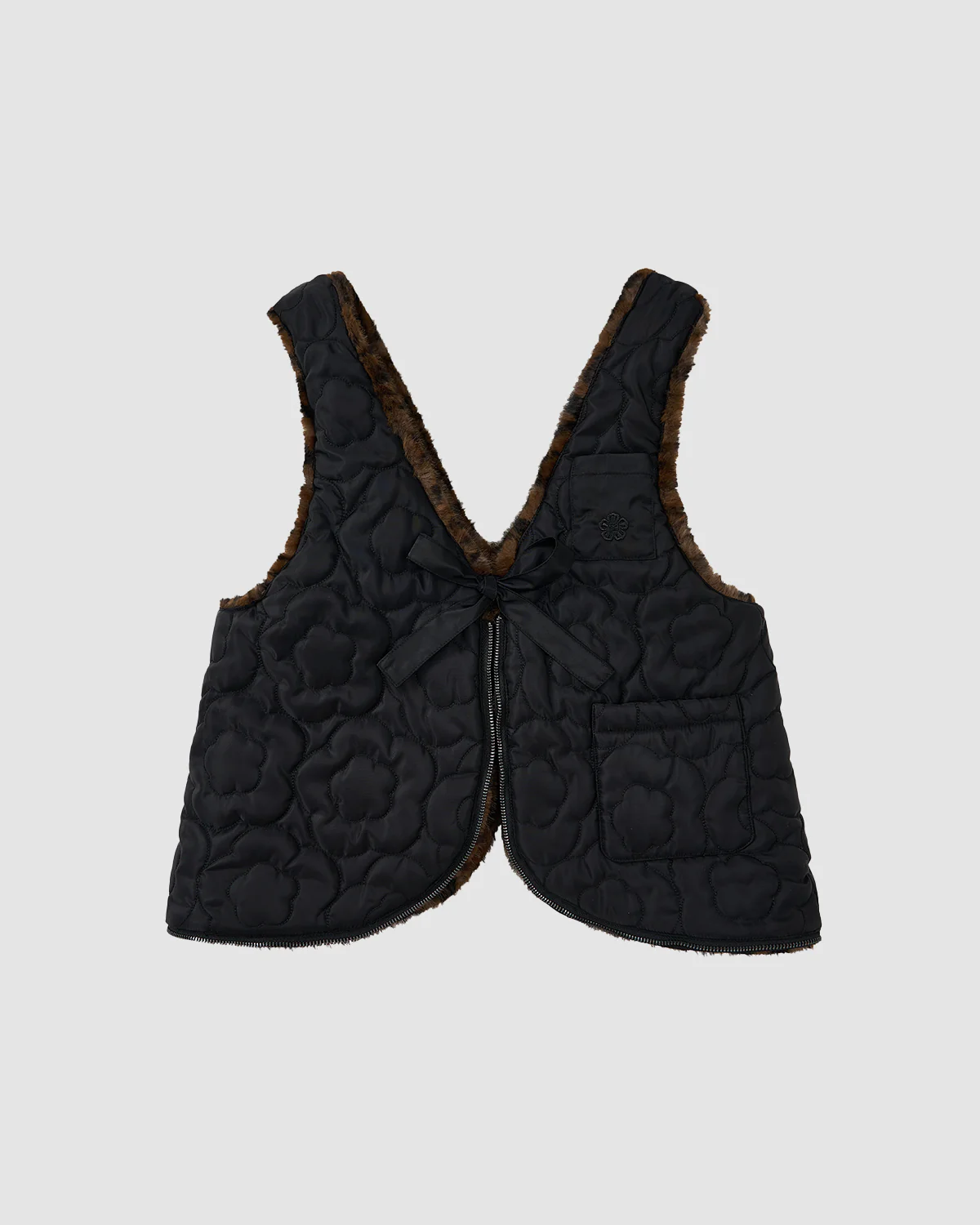 BLACK LEOPARD BAEJA VEST / BAG - Image 4
