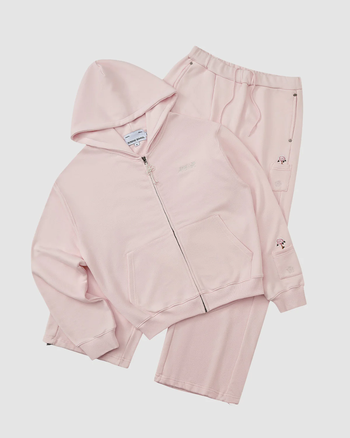 BABY PINK WRAP SWEATBAJI - Image 6
