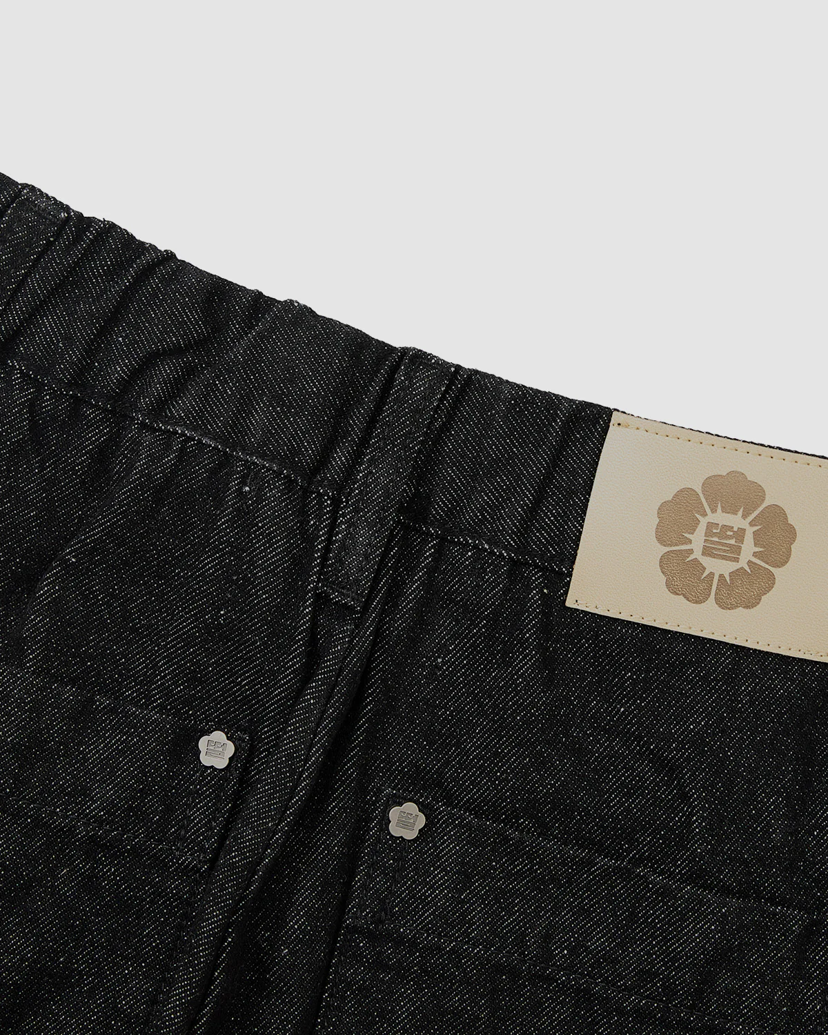 BLACK HANBOK DENIM PANTS - Image 11