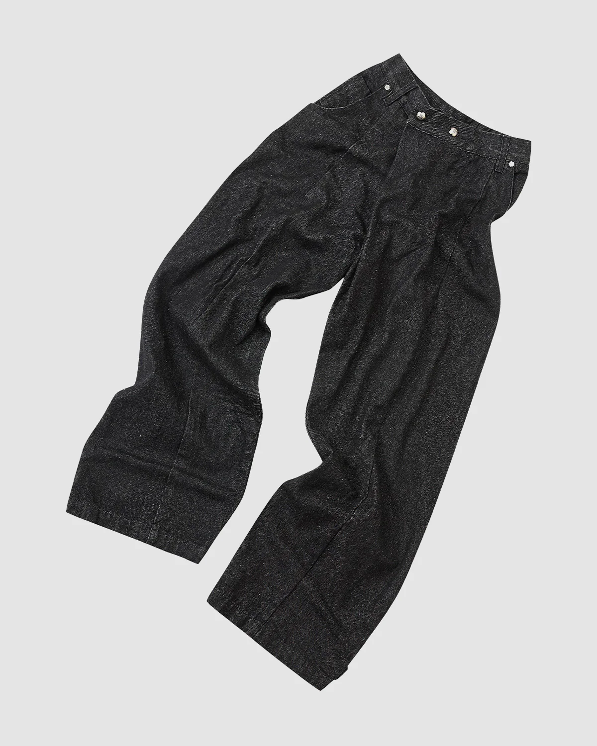 BLACK HANBOK DENIM PANTS - Image 14