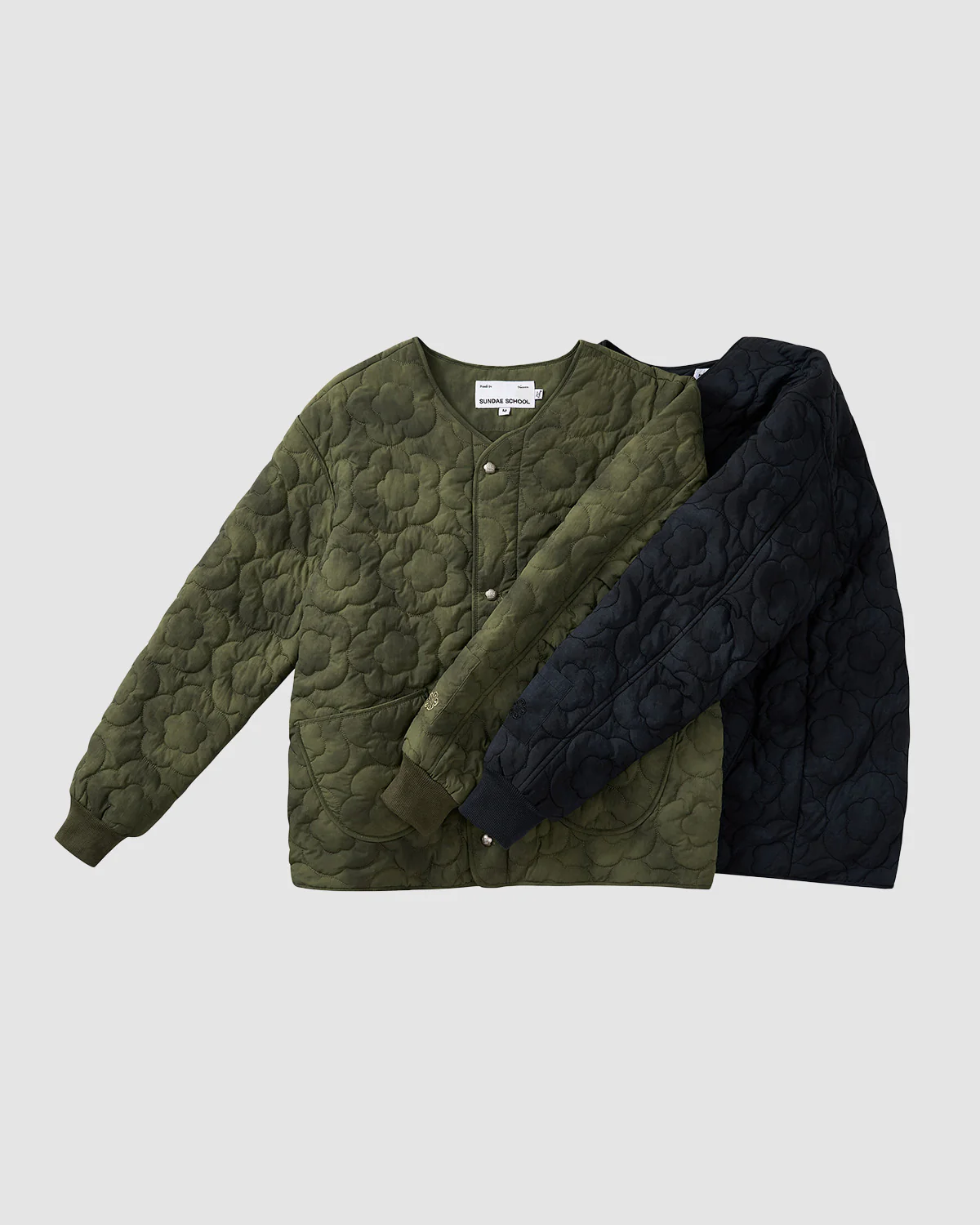 MATCHA MOCHI QUILTED MILITARY LINER - Image 13