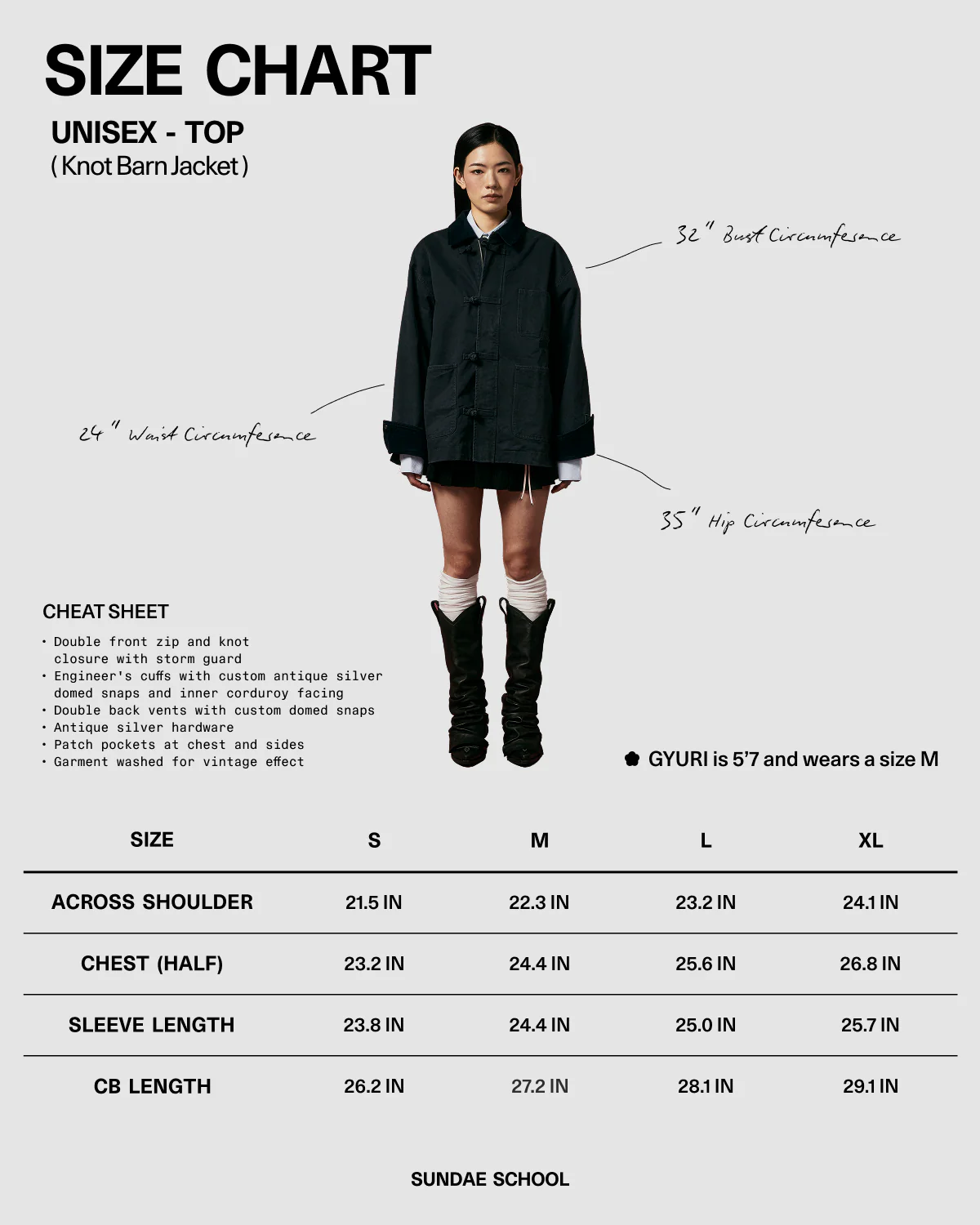 CHARCOAL KNOT BARN JACKET - Image 10