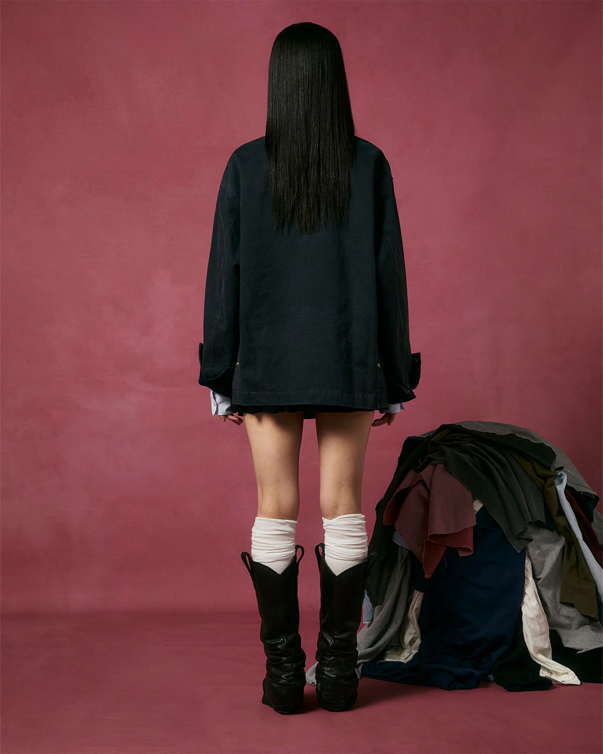 CHARCOAL KNOT BARN JACKET - Image 4