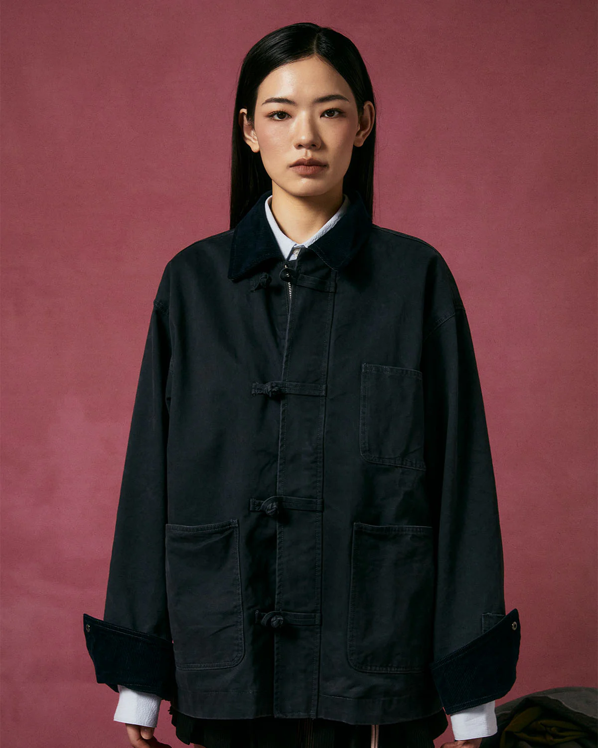 CHARCOAL KNOT BARN JACKET - Image 7