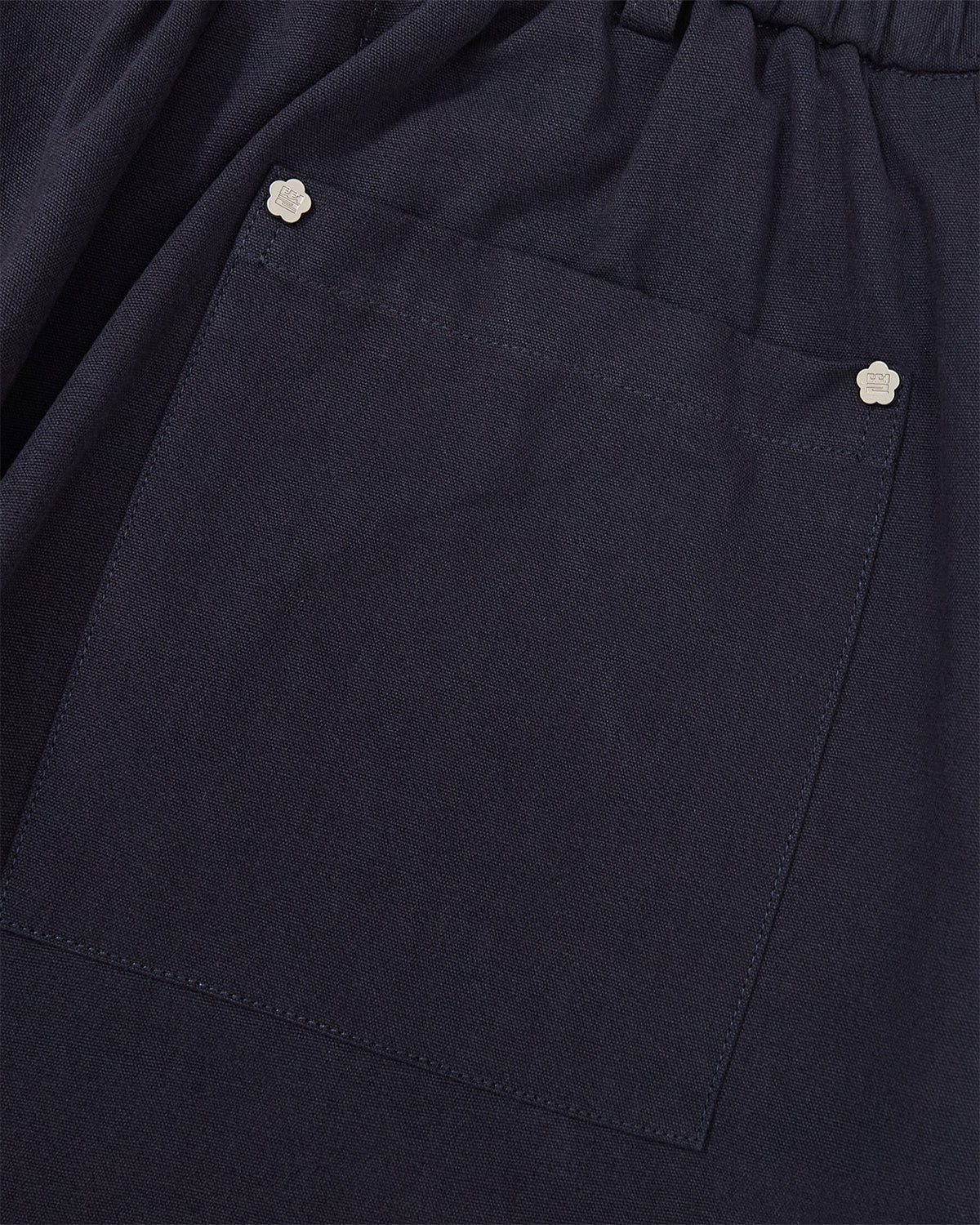 NAVY HANBOK BALLOON PANTS - Image 12