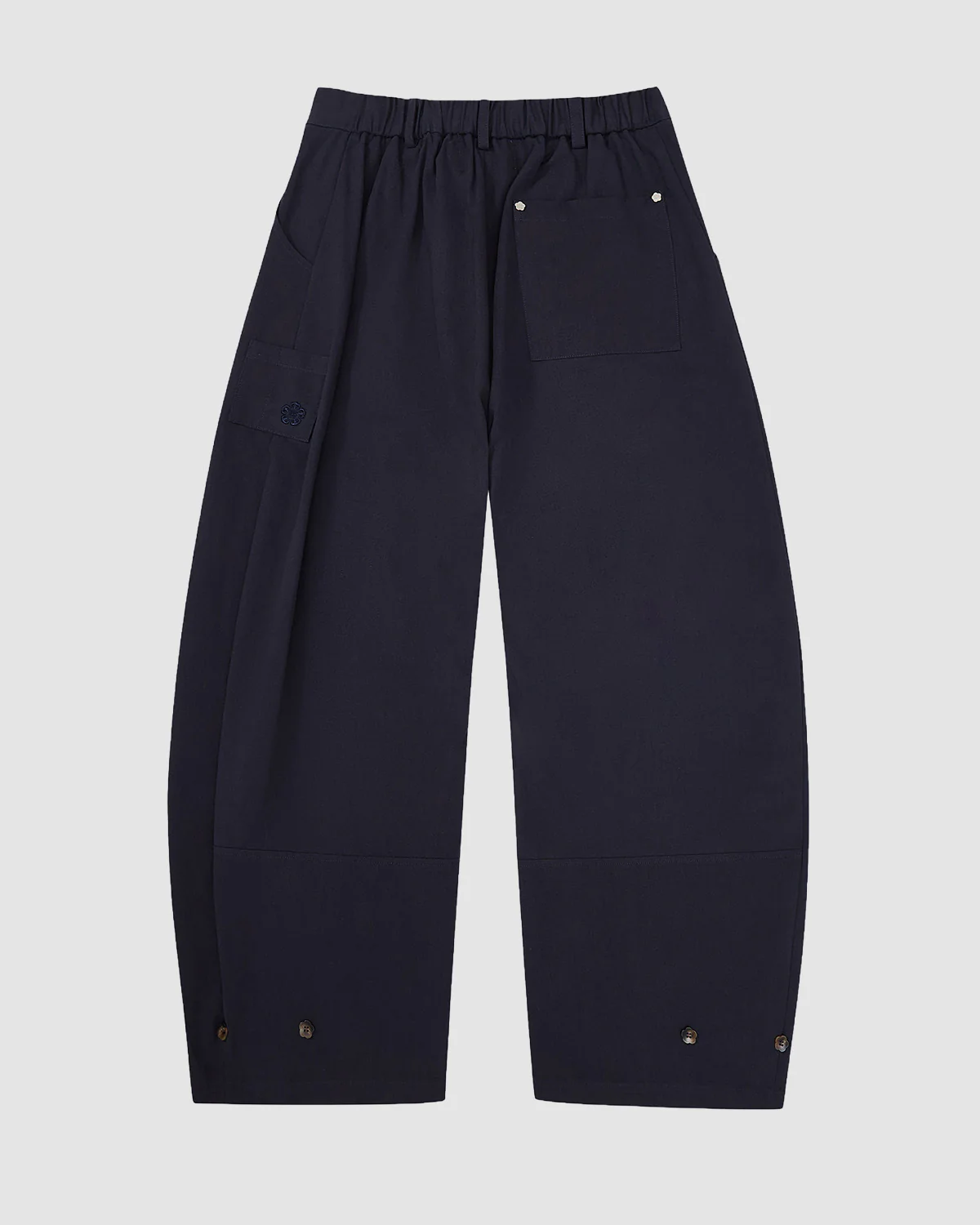 NAVY HANBOK BALLOON PANTS - Image 3