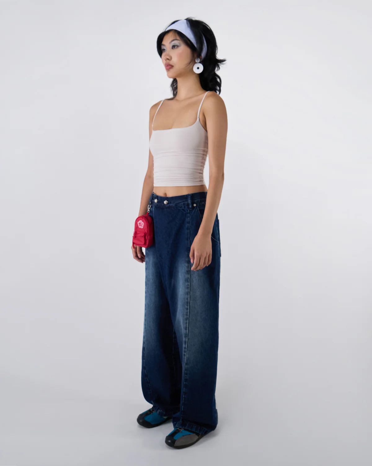 INDIGO FADE HANBOK DENIM PANTS - Image 8
