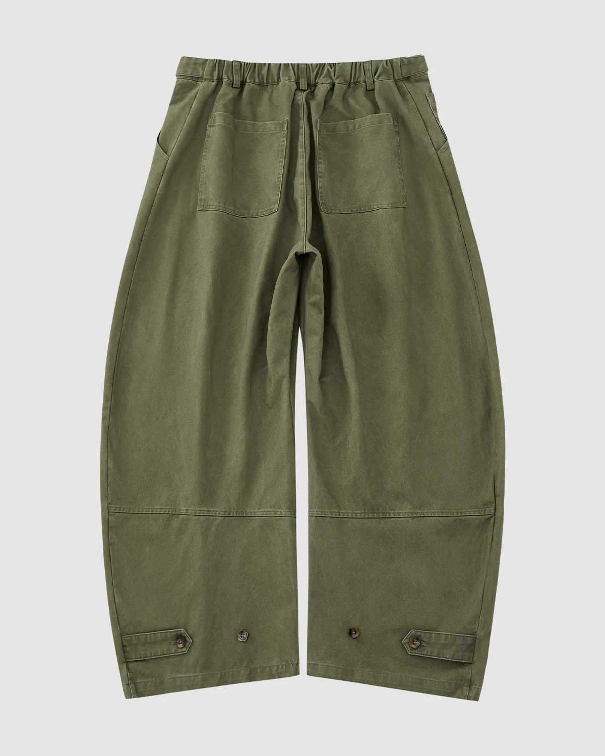OLIVE HANBOK CHINO PANTS - Image 4