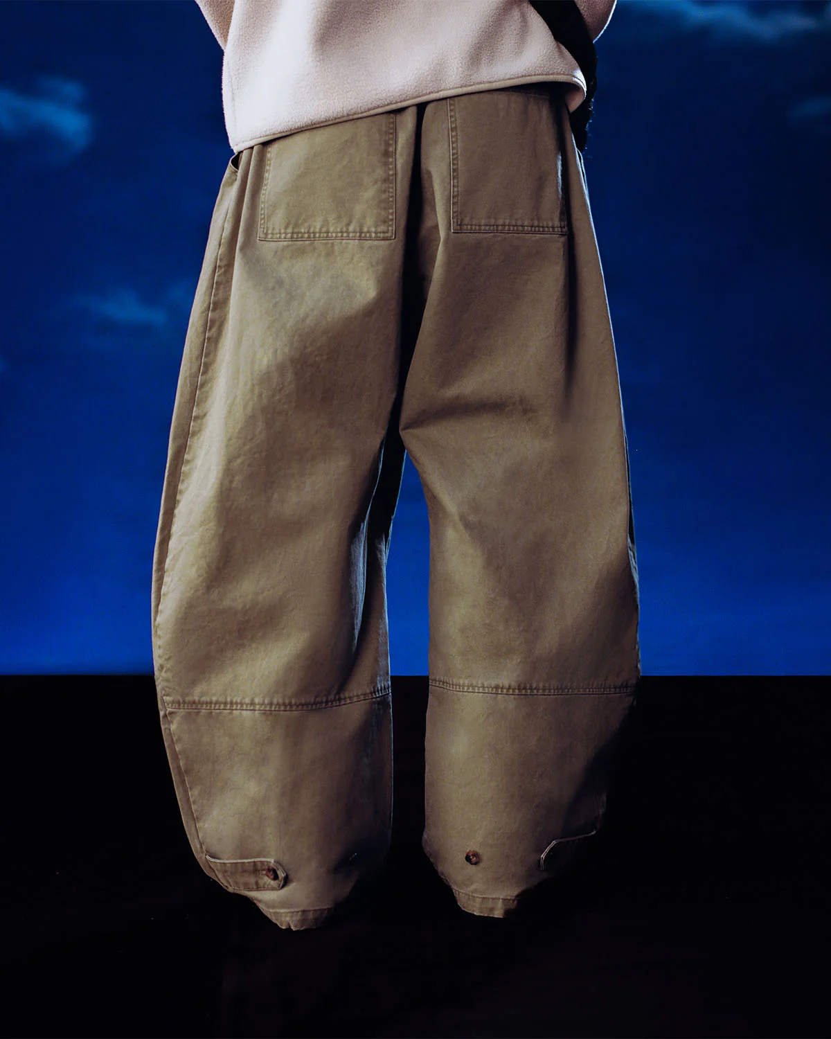 OLIVE HANBOK CHINO PANTS - Image 7