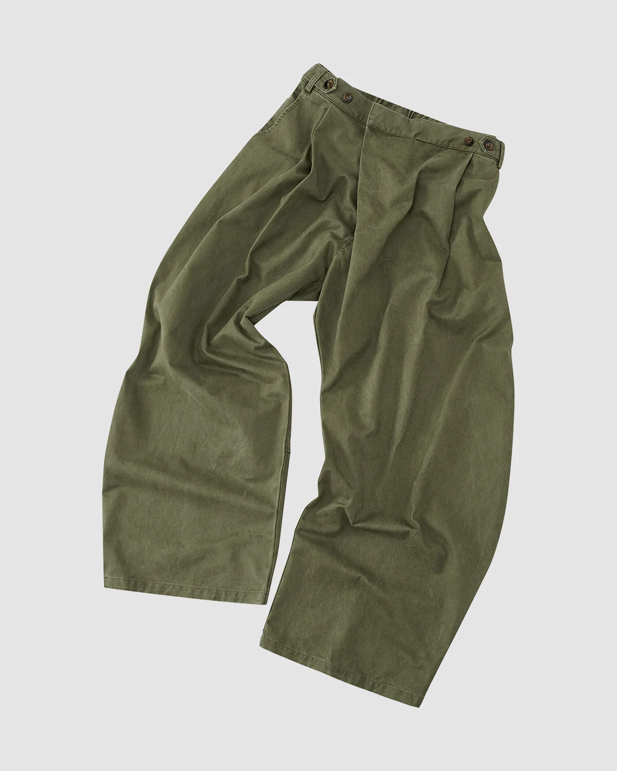 OLIVE HANBOK CHINO PANTS - Image 9