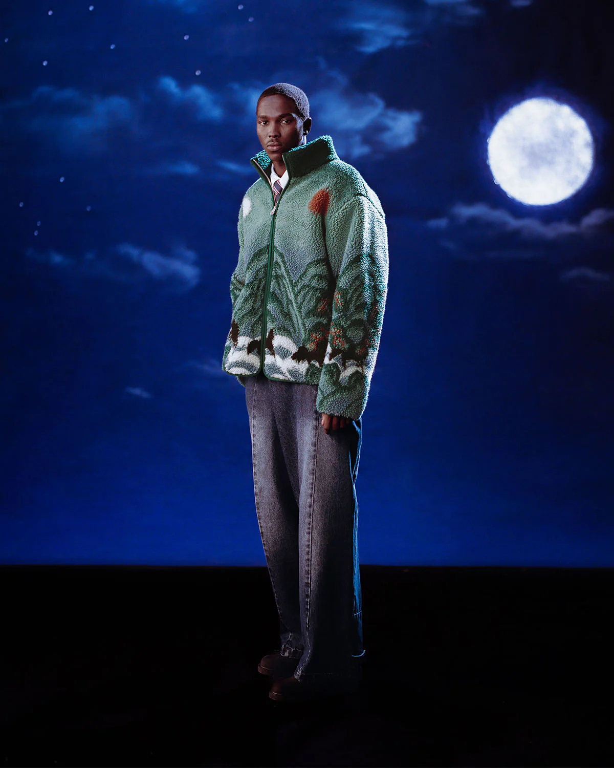 TEAL FIVE PEAKS FLEECE - Image 4