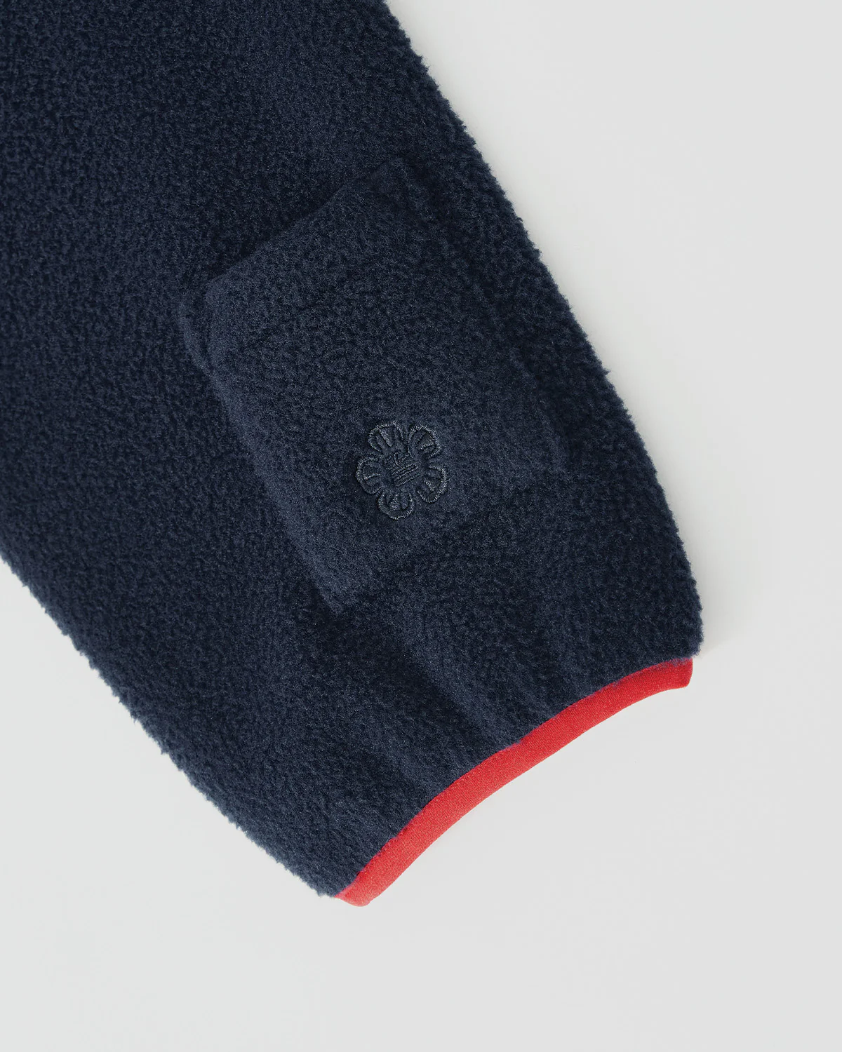 NAVY TEARDROP KNOT FLEECE - Image 10